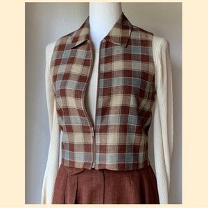 Rare Barami Couture Vest - one of 2 coordinated pieces, size 4.